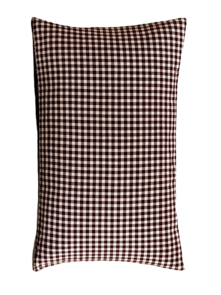 Pure Cotton Check Pattern Pillow Cover